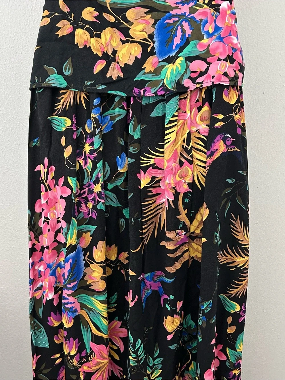 Cynthia Rowley Tropical Floral Tank Top & Maxi Skirt Matching Set Size M Resort - Picture 7 of 10